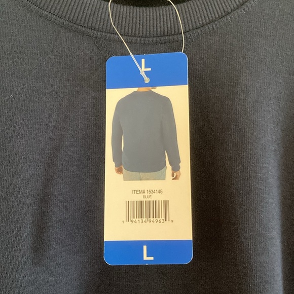 NWT Eddie Bauer Coral Fleece Lined Sweatshirt Size Large - Picture 4 of 7